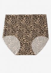 Panterkowe Bezszwowe Majtki Figi High Waist Dolevia. Majtki damskie Renee, z jeansu. Za 9.99 zł.