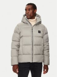 Calvin Klein Kurtka zimowa K10K113476 Szary Regular Fit. Szare kurtki męskie Calvin Klein, na zimę, m, bez wzorów, z syntetyku, bez kaptura. Za 879.99 zł.