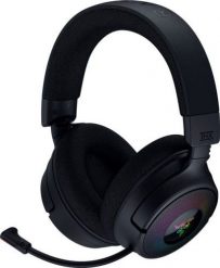 Razer Kraken V4 Zestaw słuchawkowy Bezprzewodowy Opaska na głowę Gaming USB Typu-A Bluetooth Czarny. Czarne słuchawki bezprzewodowe RAZER. Za 676.99 zł.
