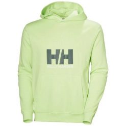 Bluza Helly Hansen Core Graphic. Zielone bluzy męskie Helly Hansen, m, bez wzorów, casualowe, bez ramiączek, bez kaptura. Za 405.00 zł.