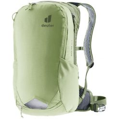 Plecak rowerowy Deuter Race Air 14 + 3 - mineral/grove. Zielone plecaki męskie Deuter, bez wzorów, z materiału, sportowe. Za 434.49 zł.