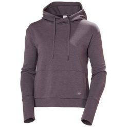 Bluza damska Helly Hansen Lifa Tech Lite. Fioletowe bluzy damskie Helly Hansen, bez wzorów, sportowe, bez ramiączek, bez kaptura. Za 435.00 zł.