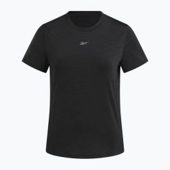 Koszulka Reebok Rbk-Chill Athletic Tee. Czarne bluzki damskie REEBOK FITNESS, bez wzorów, sportowe, bez kołnierzyka, bez ramiączek. Za 109.99 zł.