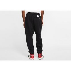 Spodnie męskie nike air jordan black cat fleece pants black. Czarne spodnie sportowe męskie Nike, m, bez wzorów, z dresówki, do koszykówki. Za 399.00 zł.