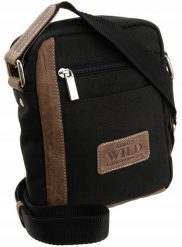 Skórzana, męska torba na ramię z kieszonką zewnętrzną - Always Wild. Torby na ramię męskie Always Wild, ze skóry, na ramię. Za 95.99 zł.