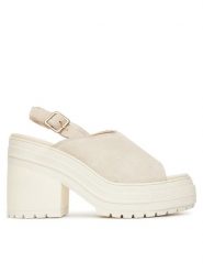 Converse Sandały Chuck 70 De Luxe Heel Mule A15070C Écru. Sandały damskie Converse, bez wzorów, ze skóry, bez obcasa, na słupku, bez zapięcia. Za 319.99 zł.