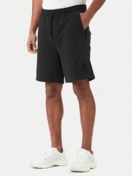 HUGO Szorty materiałowe Darix 50557471 Czarny Relaxed Fit. Czarne szorty męskie Hugo, bez wzorów, z bawełny. Za 379.99 zł.