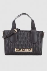 VALENTINO Czarna mała shopperka Copacaban. Czarne shopperki damskie Valentino by Mario Valentino, bez wzorów, małe, bez dodatków. W wyprzedaży za 499.99 zł.