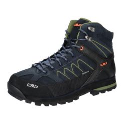Buty trekkingowe CMP Moon waterprof. Niebieskie trekkingi męskie CMP, z gumy, bez zapięcia. Za 606.55 zł.