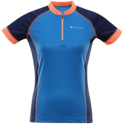 Koszulka damska Alpine Pro Sorana M - Oddychająca i lekka. Fioletowe bluzki damskie Alpine Pro, m, bez wzorów, sportowe, bez kołnierzyka, bez ramiączek. Za 149.99 zł.