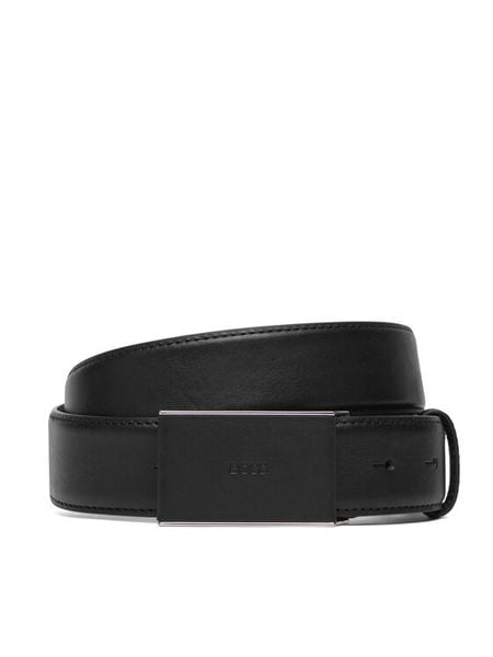 BOSS Pasek 50568649 Czarny. Czarne paski męskie Boss, ze skóry. Za 424.99 zł.