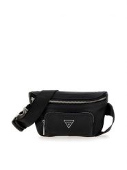 Guess Nerka Certosa Saffiano Smart Mini Bags HMECSA P3332 Czarny. Czarne saszetki i nerki męskie Guess, z aplikacjami, ze skóry. Za 309.99 zł.