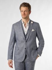 Finshley & Harding kurtka modułowa - Steven Mężczyźni Modern Fit wiskoza niebieski, 52. Niebieskie kurtki męskie Finshley & Harding, m, bez wzorów, z wiskozy, eleganckie, bez kaptura. Za 799.95 zł.