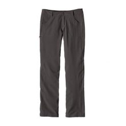Spodnie trekkingowe damskie Happy Hike Pants Patagonia. Szare spodnie sportowe damskie Patagonia, na lato, bez wzorów, z nylonu, klasyczne, trekkingowe. Za 231.00 zł.