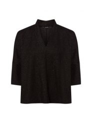 Someday Bluza - Ushimmer Kobiety czarny|srebrny, S. Czarne bluzy damskie someday., s, bez wzorów, eleganckie, bez ramiączek, bez kaptura. Za 179.95 zł.