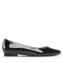 Baleriny Lasocki. Czarne balerinki damskie Lasocki, bez wzorów, bez obcasa, bez zapięcia. Za 159.99 zł.