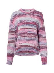 JJXX sweter z dzianiny - JXSimone Kobiety Sztuczne włókno lila|wyrazisty róż|wielokolorowy, M. Czerwone swetry nierozpinane damskie JJXX, m, bez wzorów, z dzianiny, bez kołnierzyka, bez ramiączek. Za 139.95 zł.