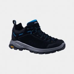 Buty trekkingowe męskie Alpinus Caulana M. Czarne trekkingi męskie Alpinus, z nubiku, bez zapięcia. Za 479.00 zł.