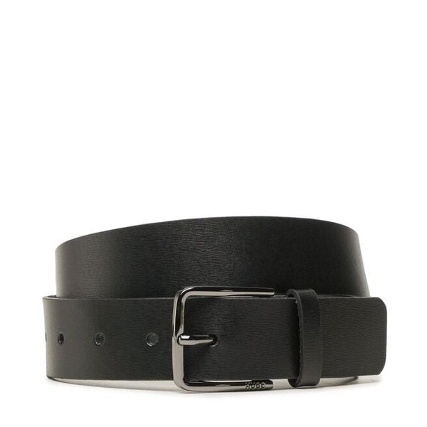 Pasek Męski HUGO. Czarne paski męskie Hugo. Za 149.99 zł.