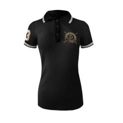 Koszulka polo damska JD ATTACK Juliette. Czarne bluzki damskie JD ATTACK, xs, bez wzorów, sportowe, bez kołnierzyka, bez ramiączek. Za 129.00 zł.