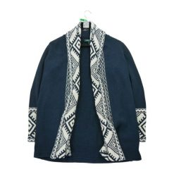 Second life - Damski sweter rozpinany w kolorze granatowym - Stan bardzo dobry. Niebieskie kardigany damskie Ralph Lauren, m, bez wzorów, z dzianiny, eleganckie, bez kołnierzyka. Za 76.64 zł.