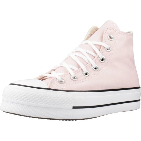Trampki Converse Model Chuck Taylor All Star Platform Kolor Rose. Czerwone trampki i tenisówki damskie Converse, bez wzorów, z tkaniny, bez zapięcia. W wyprzedaży za 254.80 zł.