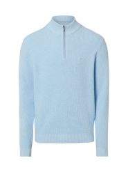 Fynch-Hatton sweter z dzianiny Mężczyźni Bawełna niebieski, XL. Niebieskie swetry męskie Fynch-Hatton, m, bez wzorów, z bawełny, bez kołnierzyka, bez ramiączek. Za 399.95 zł.
