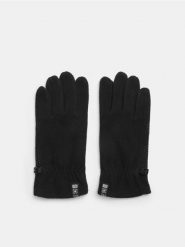 Rękawiczki męskie - czarny. Czarne rękawiczki męskie Sinsay, bez wzorów. Za 29.99 zł.