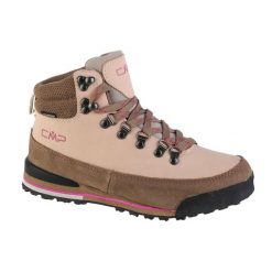Buty trekkingowe damskie, CMP Heka WP Wmn Hiking. Brązowe obuwie trekkingowe damskie CMP, z materiału, bez zapięcia. Za 502.10 zł.