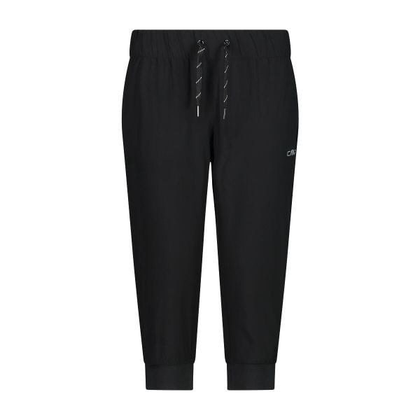 Legging kobieta CMP 3/4. Czarne szorty damskie CMP, bez wzorów, sportowe. W wyprzedaży za 99.99 zł.