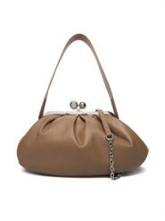 Weekend Max Mara Torebka 2615511174600 Brązowy. Brązowe torebki do ręki damskie Weekend Max Mara, bez wzorów, ze skóry, bez dodatków. Za 1,839.00 zł.