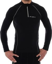 Brubeck Bluza czarna r. M (LS1060). Czarne bluzy męskie Brubeck, m, bez wzorów, bez ramiączek, bez kaptura. Za 158.00 zł.