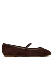 LAUREN RALPH LAUREN Baleriny Jayna Mj Fl 802P18425004 Brązowy. Brązowe balerinki damskie Lauren Ralph Lauren, bez wzorów, ze skóry, bez obcasa, bez zapięcia. Za 599.99 zł.