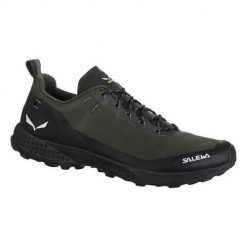 Buty trekkingowe męskie Salewa Pedroc Air. Niebieskie buty zimowe męskie Salewa, bez wzorów, z materiału, bez obcasa, bez zapięcia. Za 893.00 zł.