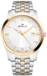 Zegarek męski Appella L12004.2163Q srebrny. Szare zegarki męskie Appella, bez wzorów, srebrne. Za 1,470.00 zł.
