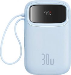 Powerbank Baseus Powerbank Baseus QPow 2 10000mAh 30W 2xUSB-C (niebieski). Niebieskie powerbanki Baseus. Za 82.41 zł.
