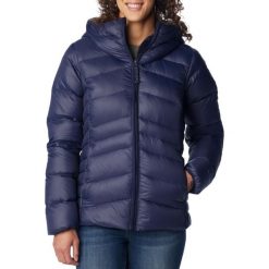 Kurtka puchowa damska Columbia Autumn Park Down Hooded. Niebieskie kurtki sportowe damskie Columbia, s, bez wzorów, z puchu, bez ramiączek, bez kaptura, trekkingowe. Za 469.99 zł.