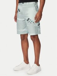 BOSS Szorty materiałowe Chino 50559411 Turkusowy Straight Fit. Niebieskie szorty męskie Boss, bez wzorów, z bawełny. Za 629.99 zł.