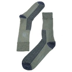 Skarpety myśliwskie Tagart Winter High Zielone wzmocnienia z Kevlaru. Zielone skarpety męskie tagart, bez wzorów. Za 69.00 zł.