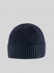 4F Czapka zimowa męska - granatowa Uniwersalny. Niebieskie czapki męskie 4F, na zimę, bez wzorów, z dzianiny. Za 49.99 zł.