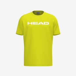 CLUB BASIC T-Shirt Men. Żółte t-shirty damskie Head, m, bez wzorów, sportowe, bez kołnierzyka, bez ramiączek. W wyprzedaży za 59.50 zł.