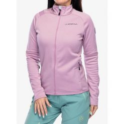 Bluza rozpinana damska La Sportiva Elements Jkt. Czerwone bluzy damskie La Sportiva, na zimę, s, bez wzorów, sportowe, bez ramiączek, bez kaptura. Za 492.99 zł.
