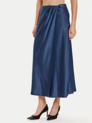 Guess Spódnica midi Anastasia W4BD56 WGIG2 Granatowy Regular Fit. Niebieskie spódnice damskie Guess, m, z aplikacjami, z syntetyku, midi. Za 349.99 zł.