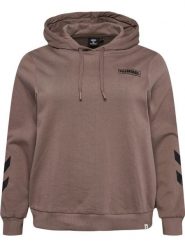 Bluza damska z kapturem Hummel Legacy Plus. Brązowe bluzy damskie Hummel, na jesień, s, bez wzorów, z bawełny, klasyczne, bez ramiączek, z kapturem. Za 208.20 zł.