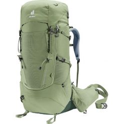 Plecak trekkingowy damski Deuter Aircontact Core 55 + 10 SL - grove/ivy. Brązowe plecaki damskie Deuter, bez wzorów, sportowe. Za 1,133.99 zł.