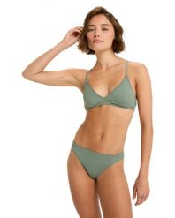 Dół bikini dla Kobiety BEACH CLASSICS BIKINI. Zielone stroje kąpielowe damskie Roxy, xl, bez wzorów, z elastanu. Za 129.10 zł.