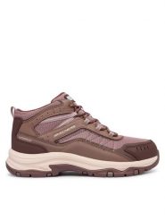 Skechers Trekkingi Trego Ashaway 180336/DKMV Fioletowy. Fioletowe obuwie trekkingowe damskie Skechers, ze skóry, bez zapięcia. Za 479.99 zł.