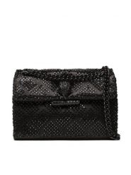 Kurt Geiger Torebka Fabric Mini Kensington 9546600609 Czarny. Czarne torebki do ręki damskie Kurt Geiger, bez wzorów, z materiału, bez dodatków. Za 659.99 zł.