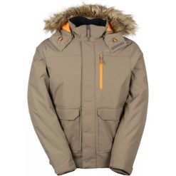 Kurtka uliczna męska Fundango Carbone Bomber. Brązowe kurtki męskie FUNDANGO, na jesień, m, bez wzorów, bez kaptura. Za 629.90 zł.