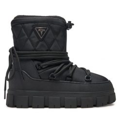 Śniegowce Guess. Czarne śniegowce damskie Guess, bez zapięcia. Za 629.99 zł.